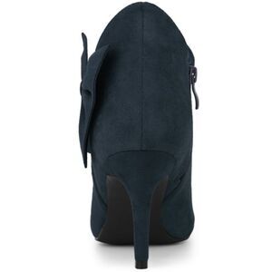 IMPO BOWNOT ROUND TOE HIGH HEEL STILETTO BOOTIE